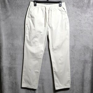 Mugsy Stones Pants Mens 30x27 Medium Beige Stretch Chino Preppy Casual Elastic